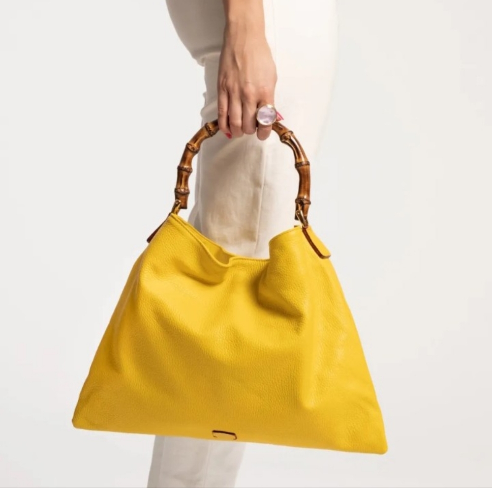Frances Valentine Muriel bag, Canary Yellow - Picture 2 of 14